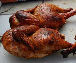 image of BBQ cooked chicken